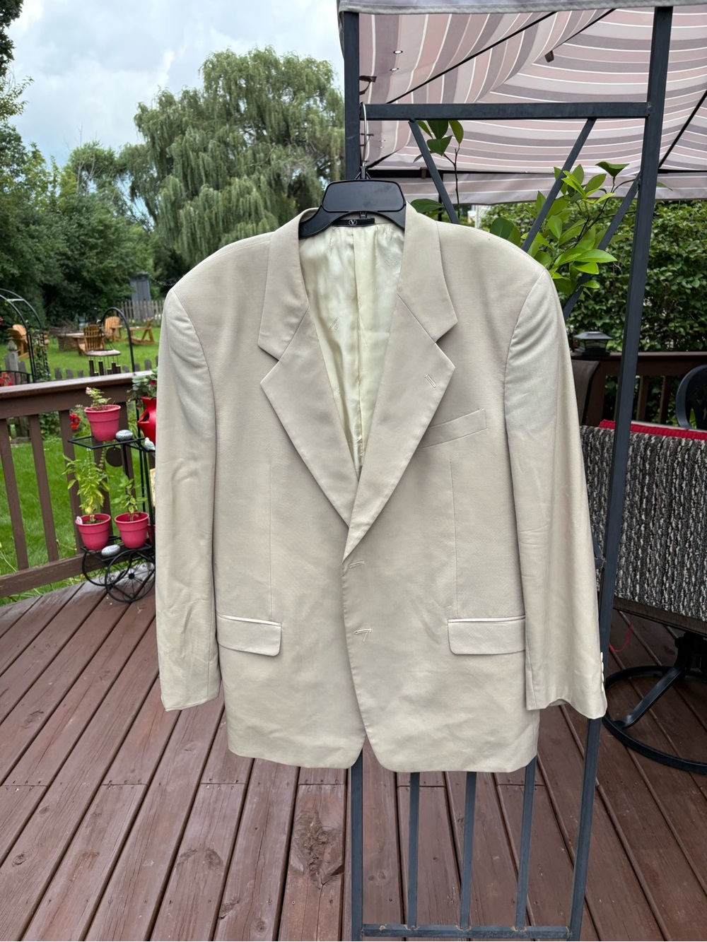 “Vintage” Valentino UOMO Cream Men's Blazer
